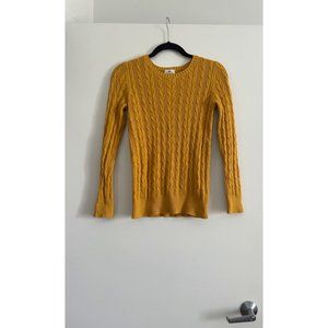 St. John's Bay Mustard Yellow Knit Sweater